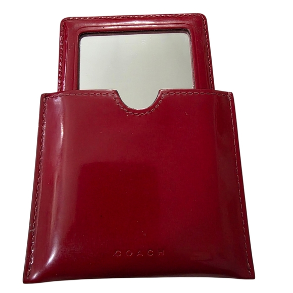 Coach Accessories - Vintage Coach Leather Double - Sided Mirror w/ Case 1990s